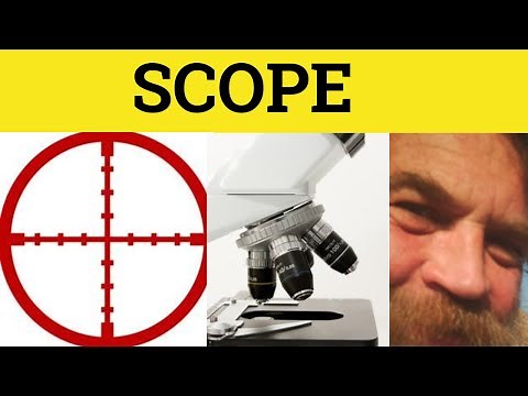 🔵 Scope - Scope Meaning - Scope Examples - Scope Defined