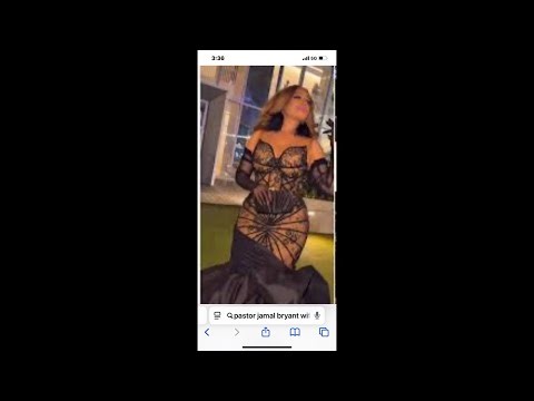 Atlanta New Birth Pastor Jamal Bryant wife wear a inappropriate skin Dress have head turning