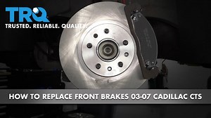 How to Replace Front Brakes 2003-07 Cadillac CTS