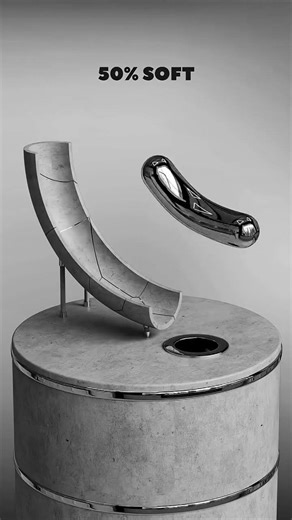 0% vs 100% cylinder | 3D soft body simulation