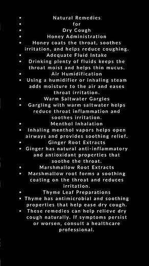 Natural Remedies for Dry Cough | How to Use Honey Safely for Cough Relief