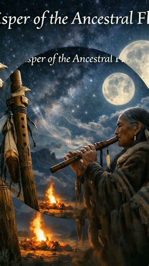 Native American Flute Night Meditation | Whisper of the Ancestral Flute #nativeamericanmusic #shorts