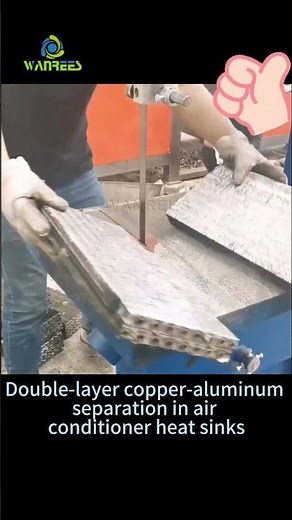 Double-layer copper-aluminum separation in air conditioner heat sinks