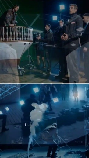 titanic movie shooting BTS recreated #vfx #cinematic #Bts