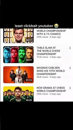 gothamchess has the least clickbait thumbnails 😭 #chess #gothamchess #memes #funny