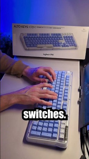 The Alto Keys (K98M) FINALLY available in the US! #Logitech #keyboard #desksetup