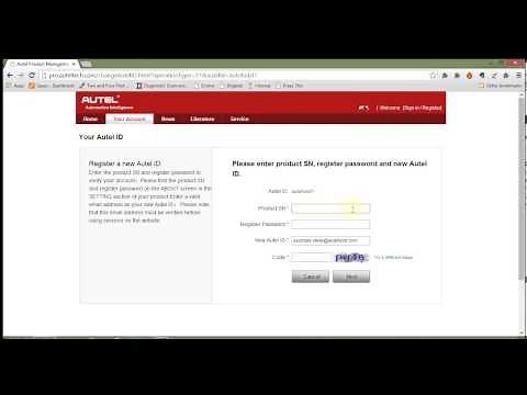 How to register or transfer your Autel MaxiDAS DS708 on the new Auteltech.com site