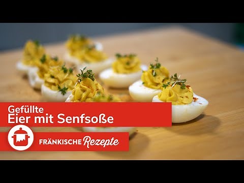 SENFEIER SELBER MACHEN | Leckere gefüllte Eier nach Omas Rezept | Fränkische Rezept🥚