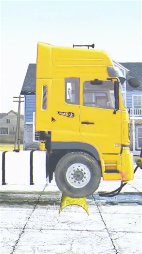 truck gliding across low speed bumps with ease #niutruck #snowrunner
