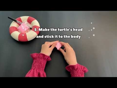 Recycle & Create ♻️ | Cute Turtle Fridge Magnet for Kids 🐢🧲