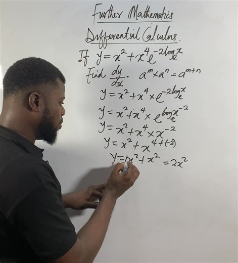 Differential Calculus - Further Mathematics Problem #calculus #instructoralison #Differentiation | Alison Zaccheaus Otuebe