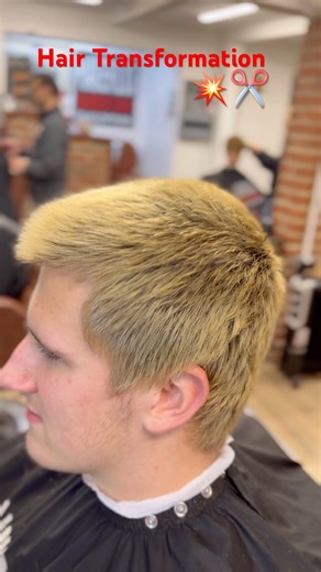 Sharp short Hair Transformation ✂️From scruffy to Sharp look #skills #barber #barberlove #hairstyle