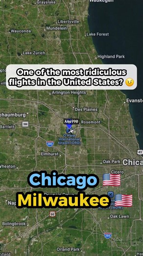Chicago to Milwaukee: The Most Ridiculous Flight in the US?