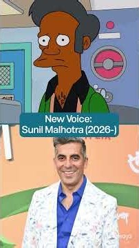 Apu's New Voice Actor vs Original