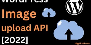 WordPress Image upload API [2022]