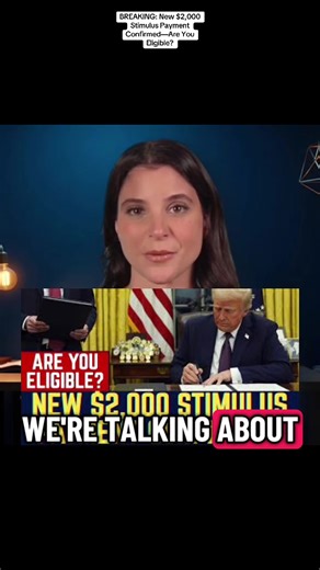 BREAKING: New $2,000 Stimulus Payment Confirmed—Are You Eligible?#news #security #stimulus #seniors #americans