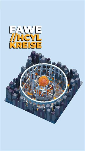 FAWE //hcyl Circles 👌 #minecraft #building