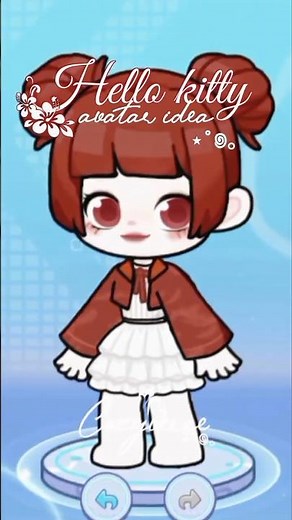⋆˚꩜FREE Hello kitty avatar idea #gameworld #hellokitty #aesthetic