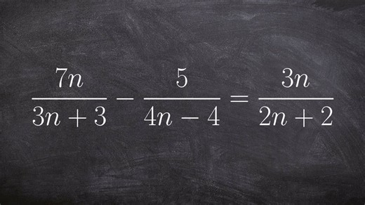 Solving a rational equation by factoring