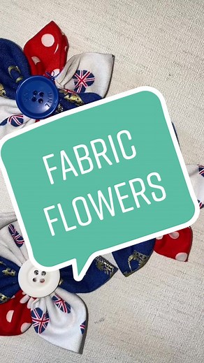 DIY Fabric Flowers Tutorial for Dress and Bag Decorations