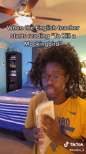 English Teacher Reading “To Kill a Mockingbird” Meme