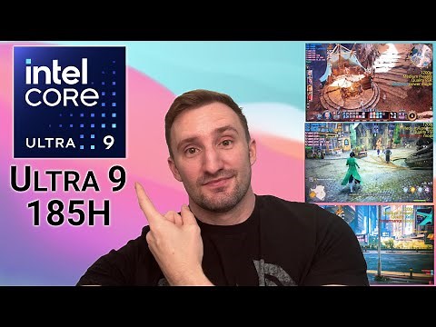 Intel Core Ultra 9 185H + Arc iGPU Game Testing !