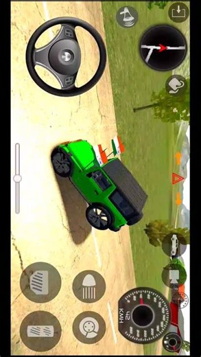 Mahindra Thar Lovers. Jai Veeru Song 🚨🔥 R indian car simulator 3d game... red Mahindra thar modified