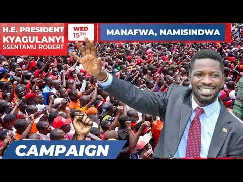🔴LIVE :HE BOBIWINE CAMPAIGNS IN MANAFWA//NAMISINDWA