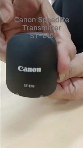 Canon Radio Speedlite Transmitter ST-E10 Setup & Function #camera #flash #speedlight #trigger #canon