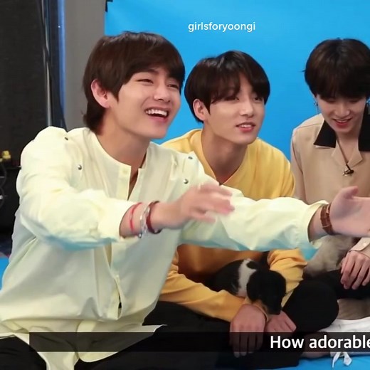 Taehyung with Puppies: BTS V and His Adorable Dogs