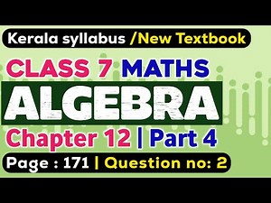 class 7 maths chapter 12 algebra page 171 question 2 kerala syllabus scert part 4