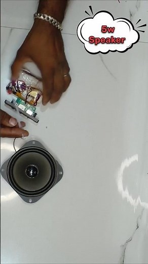 Bluetooth Module + 5W Speaker = Powerful Sound 💥