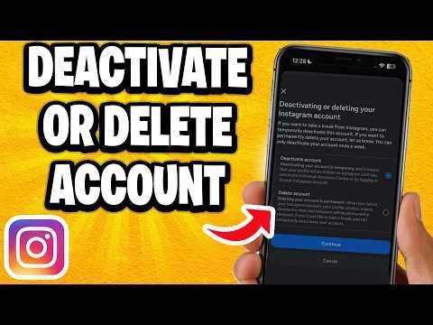 How To Deactivate or Delete Instagram Account - Step By Step