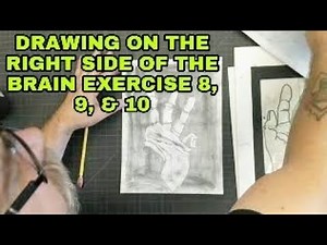 Drawing on the Right Side of the Brain, by Betty Edwards! Exercises 8, 9, & 10-theartproject (2019)