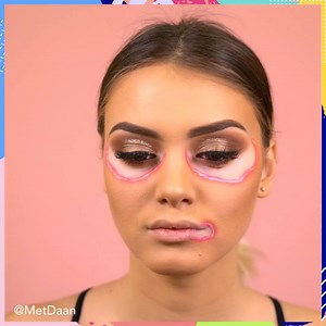 1.5M views · 1.2K reactions | It's beachy and glowy! What a sassy makeup look to pull off! Artist : IG : adelinahasani_mua | MetDaan Makeup | Facebook