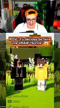 POV : Tu décides de faire une VRAIE "Survie" 😱 Tomiix
