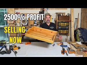 Potting Tray \\ Spring Woodworking Projects That Sell 2025 #woodworking #DIY