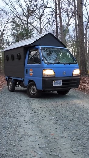 Project Vanlife 🚐 on Instagram: "What happens when creativity meets the open road? Dr. Woodness (@woodness.goodness) has been cooking up something wild in this DIY campervan—and let’s just say, it’s not your usual build. The sneak peek’s coming real soon. Are you ready to see what’s been brewing inside? 🎥: @woodness.goodness #keitruck #tinycampertruck #minicampervan #truckcamper #minitruck #camping #camperbuild #camper #projectvanlife"