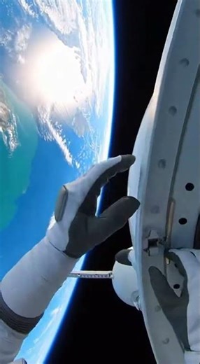 This is what it actually looks like to walk in space.