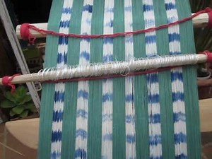 How to weave on a Practice Backstrap Loom 2
