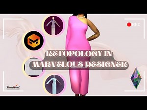 Retopology in Marvelous Designer |PT.1|Beginner's Guide and the best ways to Retopologize in #sims4
