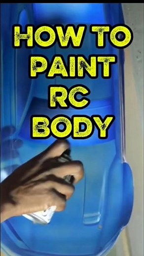 How to Paint rc body for beginners #rccar #hobby #aa23