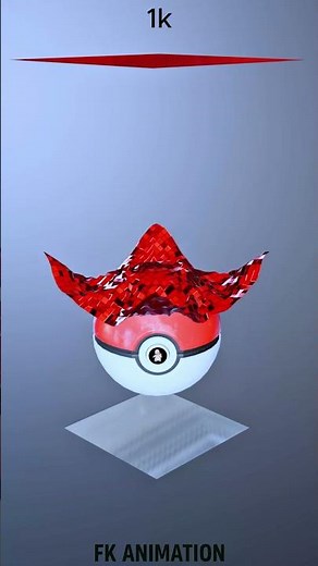 Pokeball & Futuristic Grid | Stunning 3D Animation in Blender | Sci-Fi Satisfying Visuals #asmr