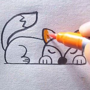 How to draw a fox 🦊 | All About Art
