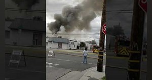 Watch Ladder Pipe Fail Los Angeles County Firefighters