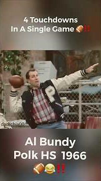Al Bundy DOMINATED Polk High – 4 Touchdowns in ONE Game 🏈‼️ #TBT