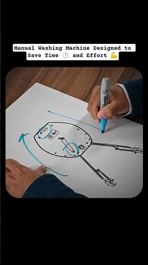 💡 Our Manual Washing Machine Designed to Save Time ⏱️ and Effort 💪