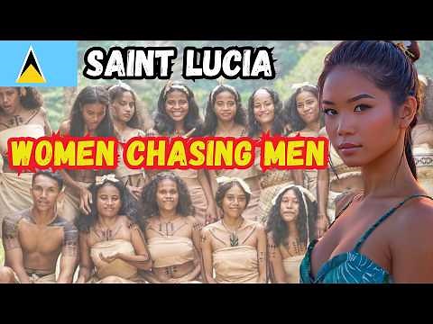 15 "MIND BLOWING" Facts About SAINT LUCIA: Where WOMEN CHASE MEN - Travel Documentary!