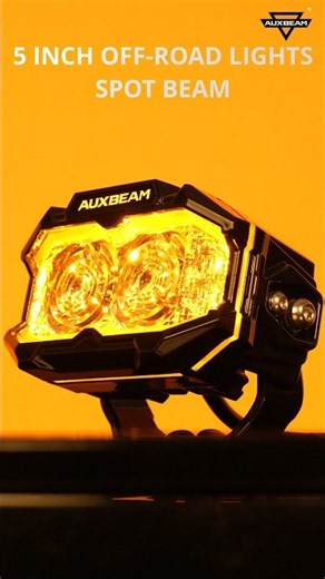 MASTER-T Series 5" Spot Beam Off-Road Lights with Dynamic Start-Up Backlight #offroadled #ledlights