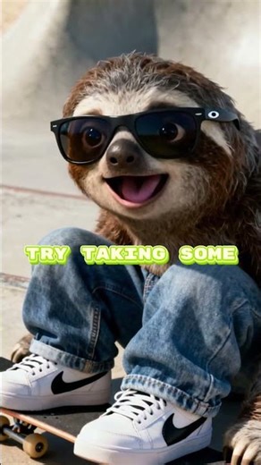 👉 bro said "take risks" and actually did it 🦥🛹💀